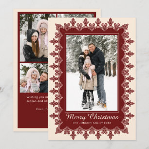 5 Foto Retro Weihnachten Elegant Vintage Spitze Ra