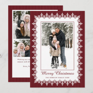 5 Foto Retro Weihnachten Elegant Vintage Spitze Ra