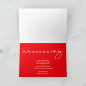 5 Foto Roter Abschluss Ankündigung (Innenseite)