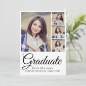 5 Foto Script bearbeitbarer Hintergrund Abschluss Ankündigung (Stehend Vorderseite)