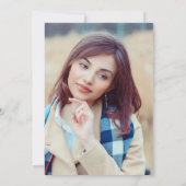 5 Foto Script bearbeitbarer Hintergrund Abschluss Ankündigung (Rückseite)