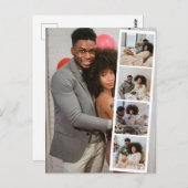 5-Foto-Stand Modernes Personalisiert Postkarte (Vorne/Hinten)