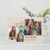 5 Foto Uni Graduate Auburn Creme Ankündigung (Stehend Vorderseite)