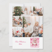 5 Foto Vintag Pink Nutcracker Weihnachten (Vorderseite)