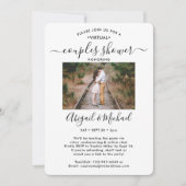 5 Foto Virtual Coups Brautparty per Mail Einladung (Vorderseite)