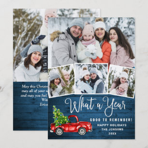 5 Foto Was für ein Jahr Weihnachten Red Farm Truck