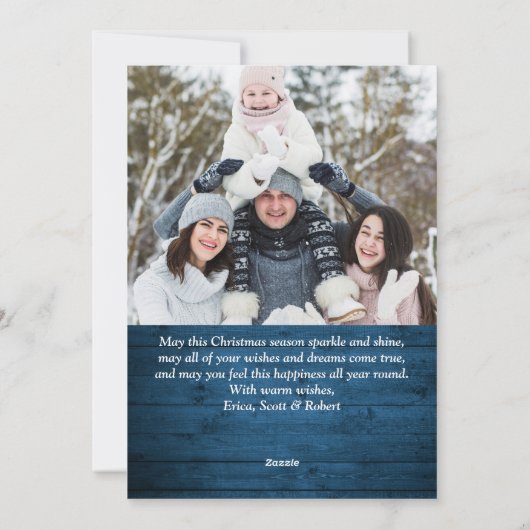 5 Foto Was für ein Jahr Weihnachten Red Farm Truck (Rückseite)