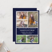 5 Fotocollage Abschluss Einladung (Vorderseite/Rückseite Beispiel)