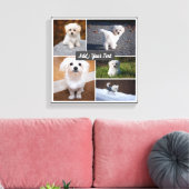5 FotoCollage Custom Benannt Gray Canvas Print. Leinwanddruck (Insitu (Wohnzimmer))