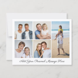 5 Fotocollage Eigene Grußfläche hinzufügen Karte