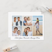 5 Fotocollage Eigene Grußfläche hinzufügen Karte (Vorderseite/Rückseite Beispiel)