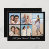 5 FotoCollage Ihre eigene Grußkarte hinzufügen (Vorne/Hinten)