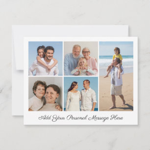 5 FotoCollage Ihre eigene Grußkarte hinzufügen