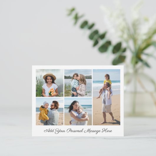 5 FotoCollage Ihre eigene Grußkarte hinzufügen (Stehend Vorderseite)
