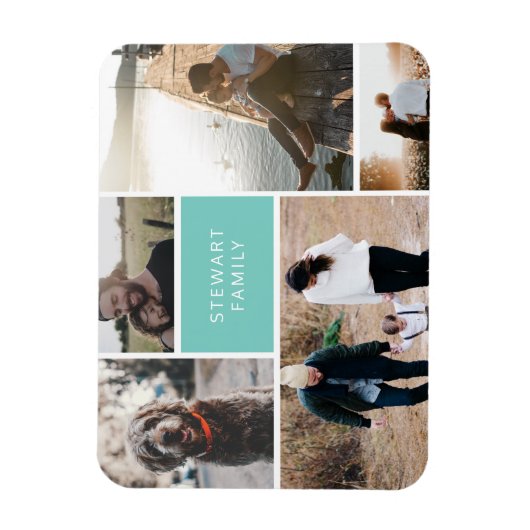 5 FotoCollage Magnet (Vertikal)