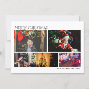 5 FotoCollage Personalisiert Weihnachten