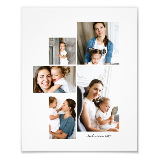 5 FotoCollage Print Fotodruck (Vorne)