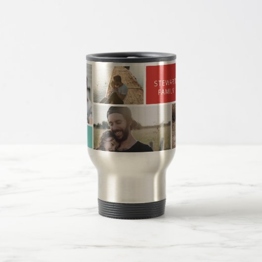 5 FotoCollage Reisebecher (Mittel)