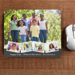 5 FotoCollage Zigzag Foto Strip und Benutzerdefini<br><div class="desc">Wenn Sie eine Erinnerung der guten Zeiten auf Ihrem Schreibtisch benötigen - dieses benutzerdefinierte Foto-Mauspad ist ein großartiger Ort zum Aussehen. Die Vorlage ist für das Hinzufügen von 5 Fotos und dem motivierenden, benutzerdefinierten Set bereit. Das Foto wird als Hintergrund verwendet und die restlichen 4 Foto werden in einem Zickzack-Foto...</div>