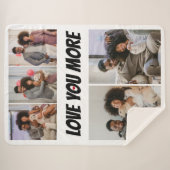 5 Fotos Collage Liebe Mehr Sherpadecke (Vorderseite (Horizontal))