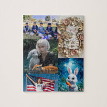 5 Fotos personalisieren Puzzle, Collage Foto