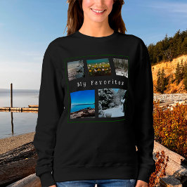 5-Fotovorlage: "Meine Favoriten" Verwenden Sie Ihr Sweatshirt