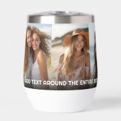 5 Fotovorlage Moderner Minimaler Text über Foto (Vorderseite)