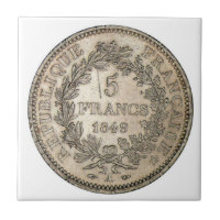 5 FRANKEN-MÜNZE 1849