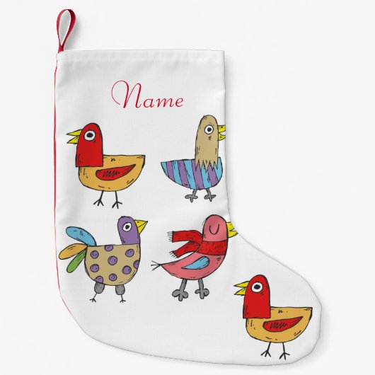 5 Funny Birds Thunder_Cove Kleiner Weihnachtsstrumpf (Vorderseite)