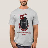 5. GANG-T - SHIRT-GRAU T-Shirt (Vorderseite)