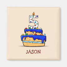 5. Geburtstag, 5. Geburtstag auf Sweet Blue Cake
