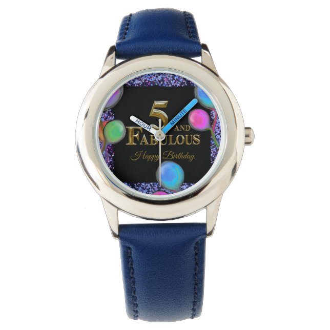 5. Geburtstag  Armbanduhr (Vorderseite)