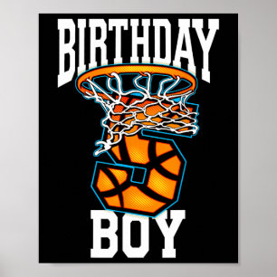 5. Geburtstag Basketball 5 Jahre Altes Kind Gesche Poster