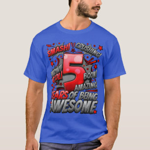 5. Geburtstag Comic-Stil Toll seit 2018 5 Jahre T-Shirt
