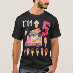 5. Geburtstag Crew Ice Cream Truck Im 5-tägigen Ei T-Shirt