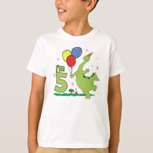5. Geburtstag Dino T-Shirt