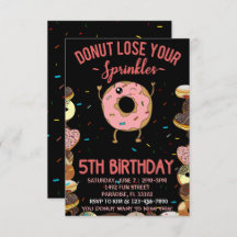 5. Geburtstag Donut Verlieren Sie Ihre Sprinklen 5