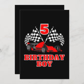 5. Geburtstag Einladung (Vorne/Hinten)