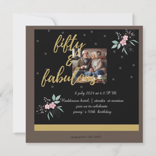 5. Geburtstag Einladung (Vorderseite)