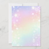 5. Geburtstag Einladung Mädchen 5. Geburtstagsfeie (Rückseite)