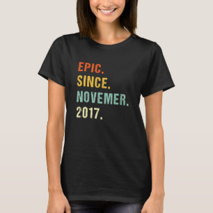 5. Geburtstag Epic Seit November 2017 5 Jahre alt T-Shirt