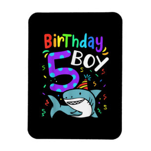 5. Geburtstag Fünf Jahre alt, Haigeschenke Magnet