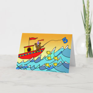 5. Geburtstag für Party Karte