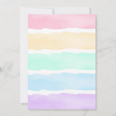 5. Geburtstag Goldenes Party Einladung (Rückseite)