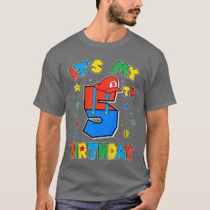 5. Geburtstag Junge Super Gamer Gamingtheme BDay P T-Shirt