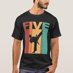 5. Geburtstag Karate Taekwondo Thema 5 Jahre alt T-Shirt