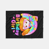 5. Geburtstag Mädchen Dumpling Kawaii Pastell Anim Fleecedecke (Vorderseite (Horizontal))