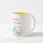 5. Geburtstag Mädchen Name Kaffeetasse Geschenk (VorderseiteRechts)
