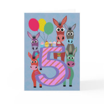 5. Geburtstag mit fünf Eseln und Cupcakes