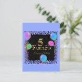 5. Geburtstag Postkarte (Stehend Vorderseite)
